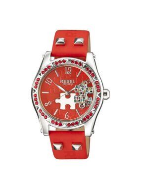 NWT Rebel Gravesend Red Dial Ladies Watch